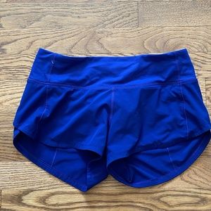 Lululemon Speed Up Short Royal Blue Size 2